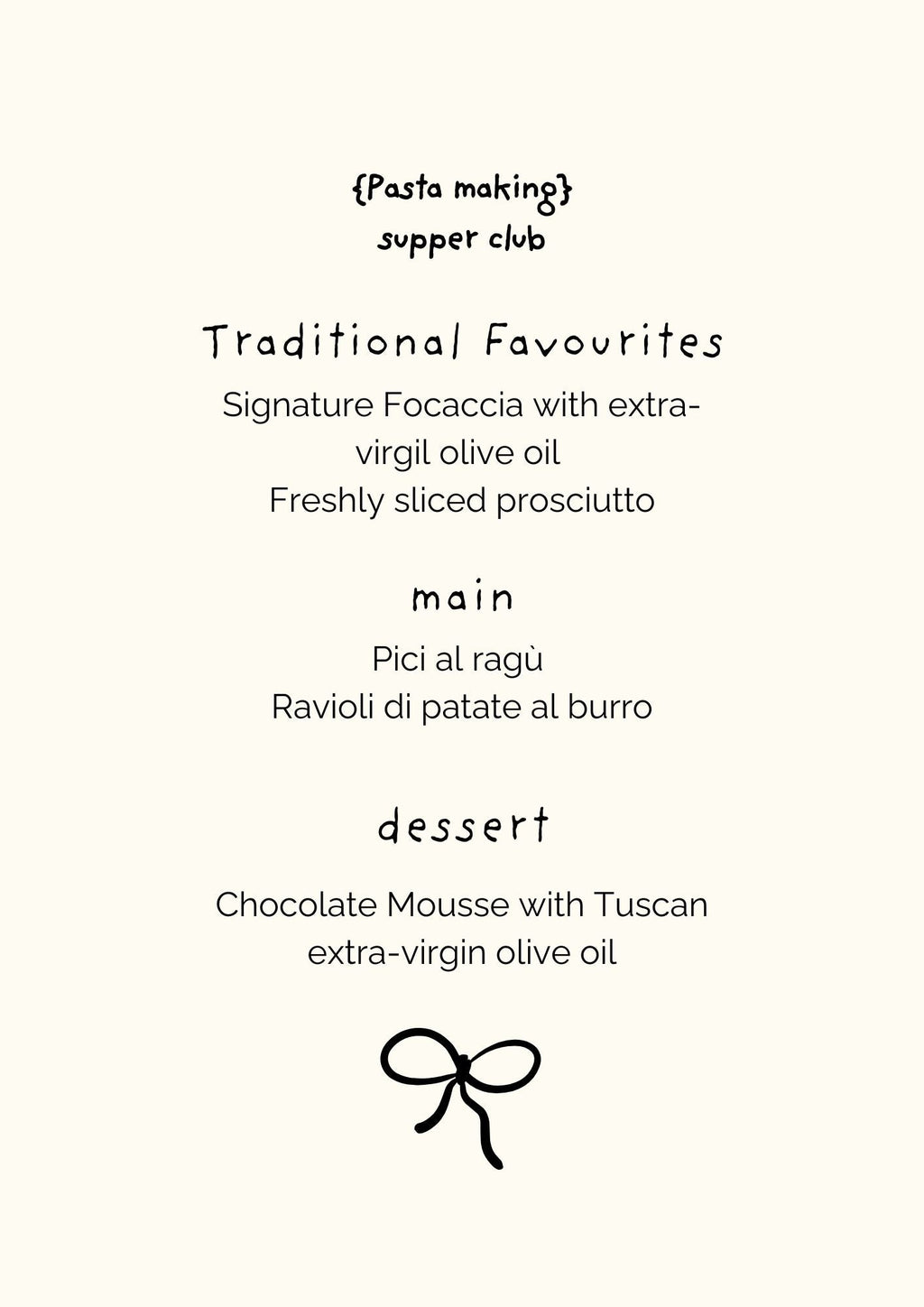 Bespoke Supper Clubs: From Calabria to London - Pastaandplay