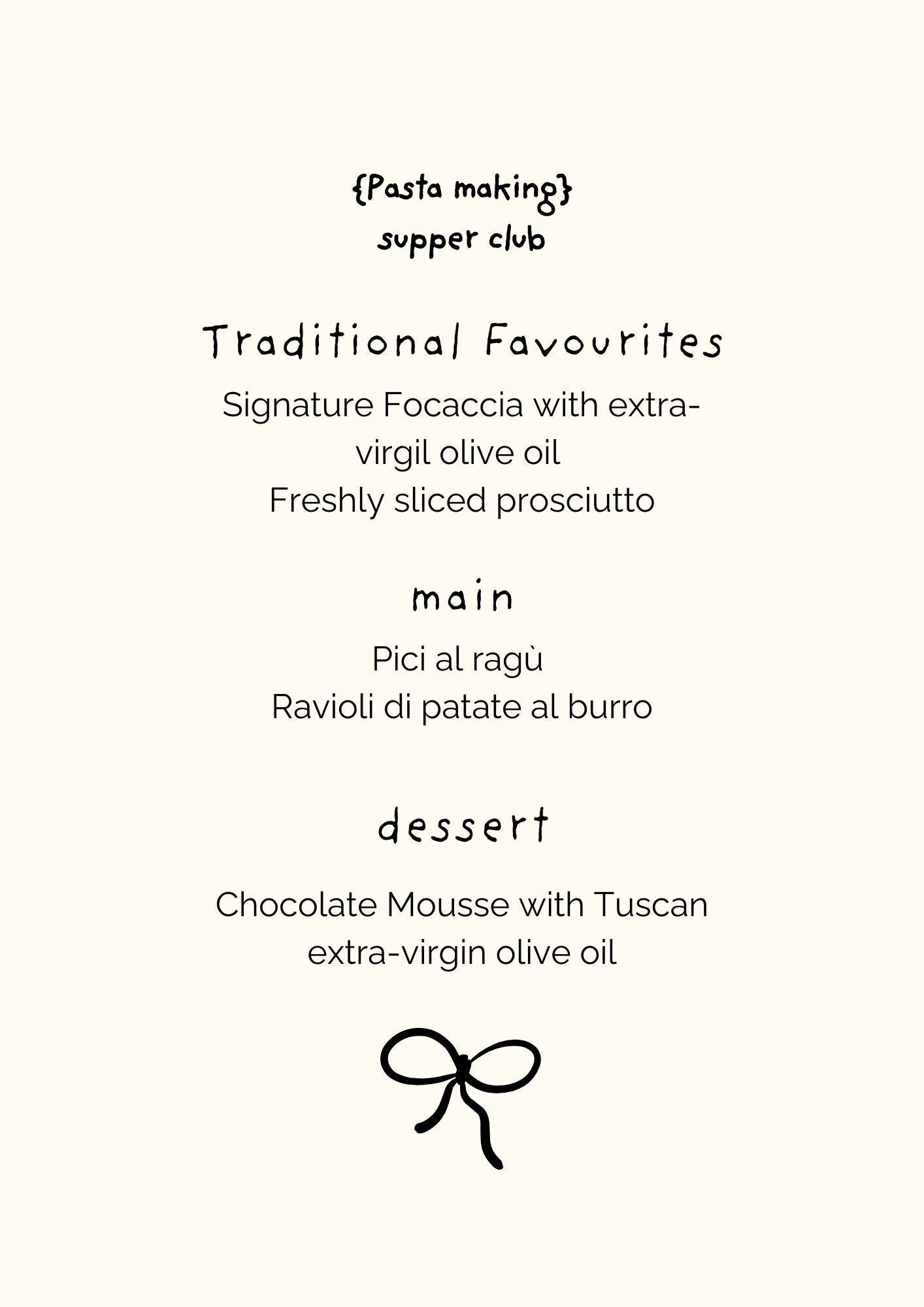 Bespoke Supper Clubs: From Calabria to London - Pastaandplay