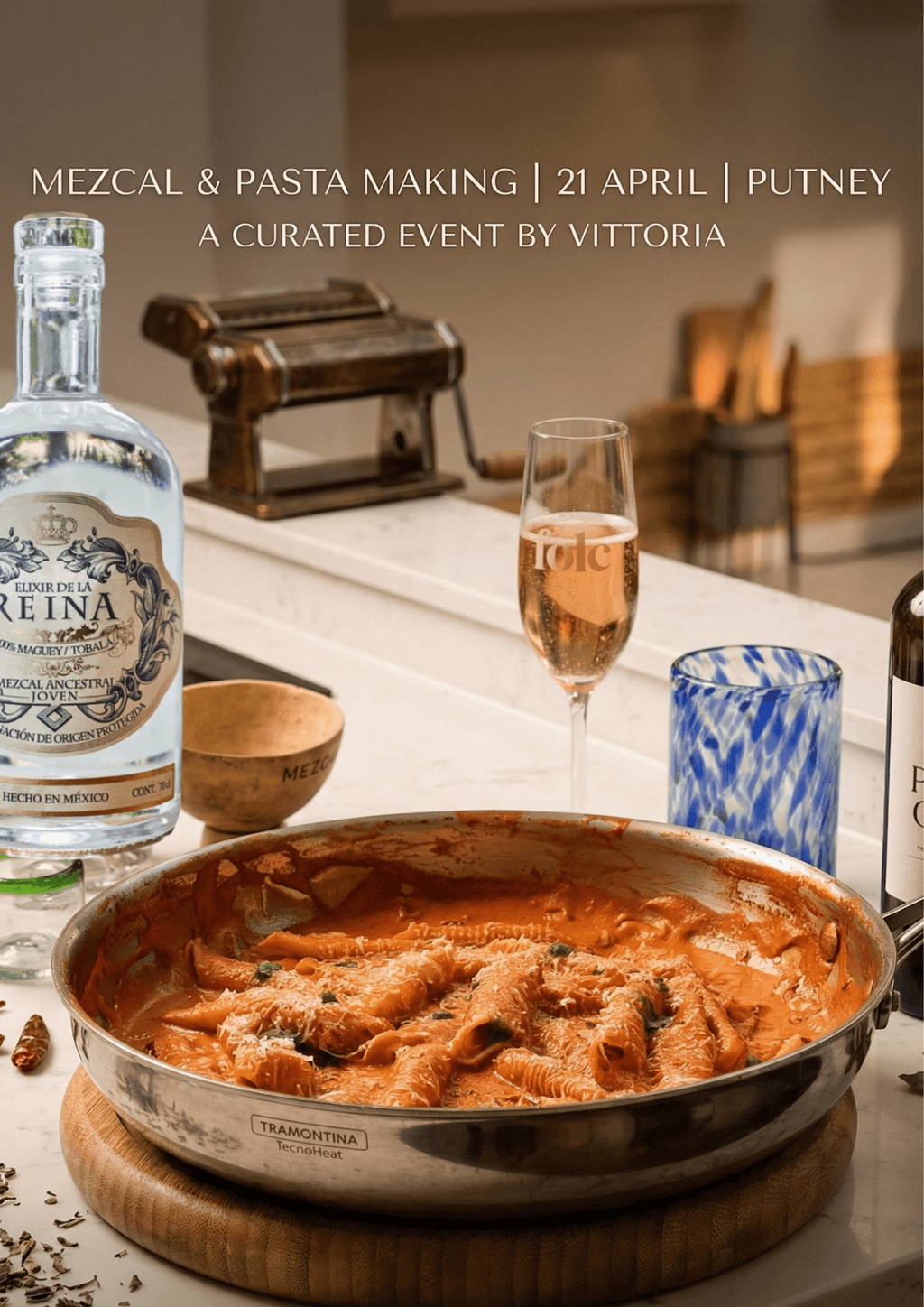 Mezcal tasting and Pasta making workshop - Pastaandplay